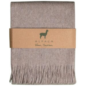 Alpaka Plaid - Beige - 200x150cm - Neu!