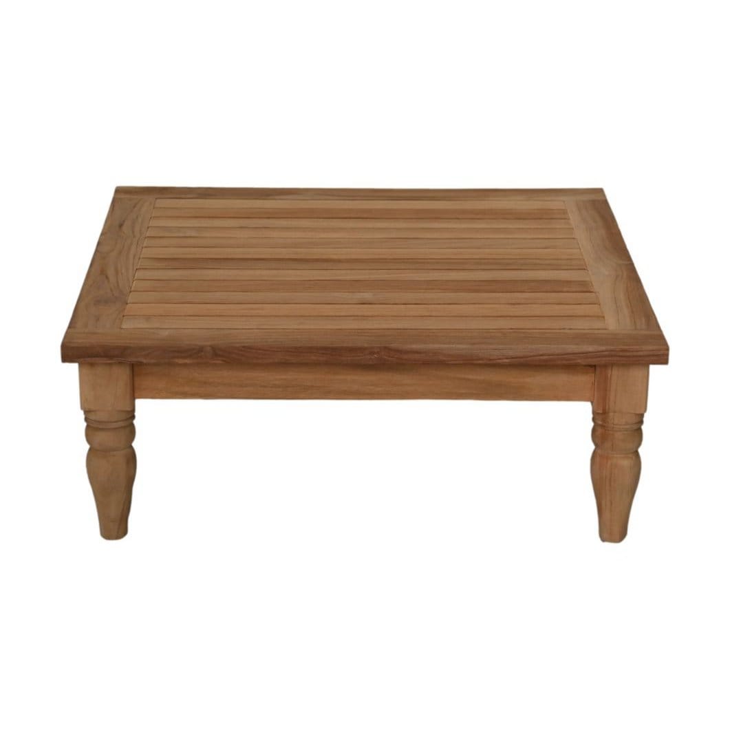 Bahama Couchtisch - 80x80x30 - Natur - Teakholz