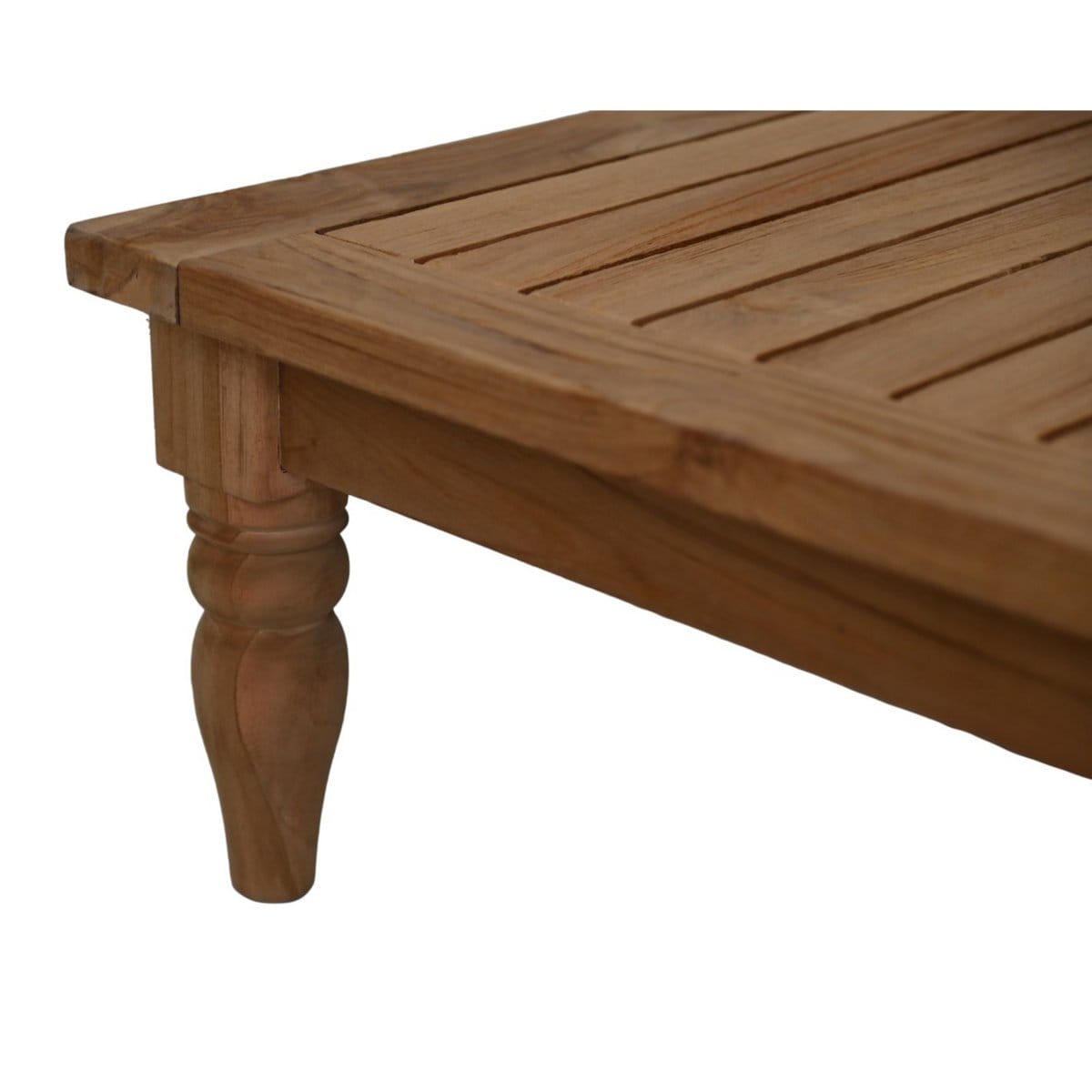 Bahama Couchtisch - 80x80x30 - Natur - Teakholz