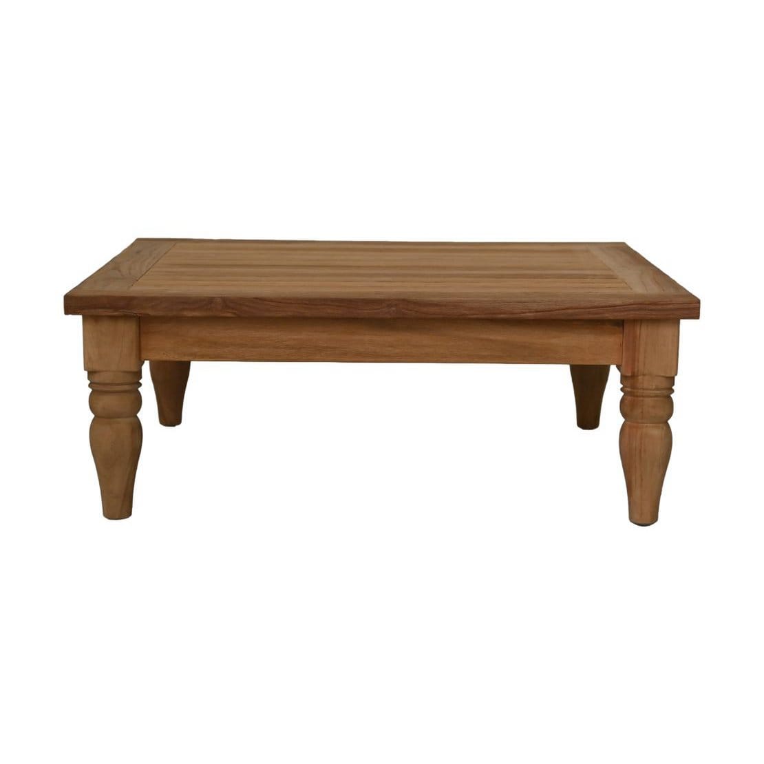 Bahama Couchtisch - 80x80x30 - Natur - Teakholz
