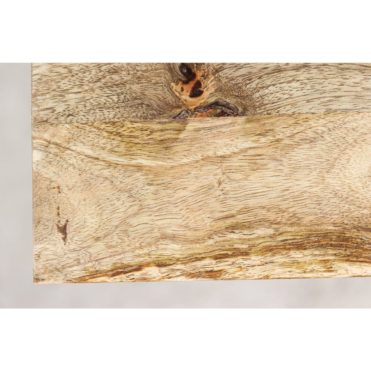 Beistelltisch Zeitschriftenständer - Mangoholz/Eisen