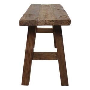 Dekorative Bank - rustikal - altes Teakholz - Altes Teakholz, Rost, Teakholz Dekorative Bank - rustikal - altes Teakholz - Altes Teakholz, Rost, Teakholz