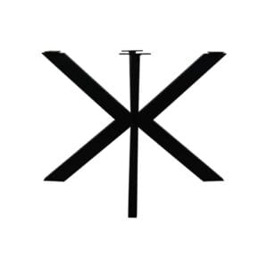 Esstisch Spinnenbein - 100x80x72 - Metall - Schwarz - Metall, Pulverbeschichtet, Rost Esstisch Spinnenbein - 100x80x72 - Metall - Schwarz - Metall, Pulverbeschichtet, Rost