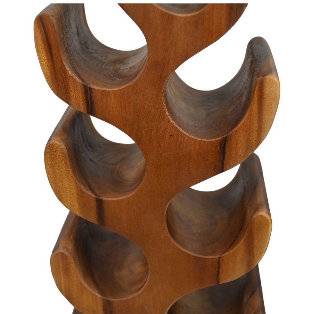 Flaschenregal 12 Flaschen 29x19x100 - Naturbelassen - Munggur