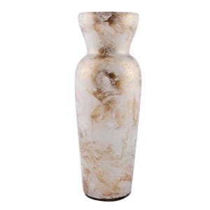 GLAS VASE SUN M (6er Set) - Glas, Gold