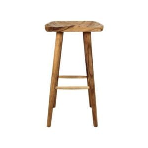 HSM Kollektion-Barstoel-42x36x75-Naturl-Munggur -