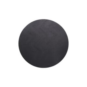 HSM Kollektion-Runde Tischplatte Fischgräte-ø120x4-Schwarz-Eiche - Eiche, Eisen