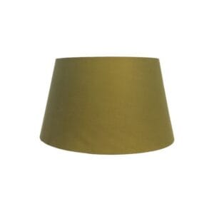 HSM Kollektion-Runder Lampenschirm Konisch XL-ø52/38x30-Olivgrün-Stoff -