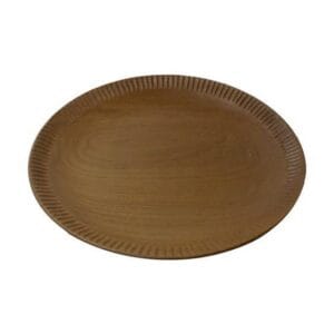 HSM Kollektion-Schaal Sand Groß-Ø50x5-Bruin-Eiche - Eiche, Teakholz