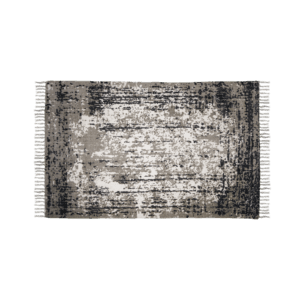 HSM Kollektion-Teppich -180x120x0.35-Blau/Beige-Baumwolle - Baumwolle