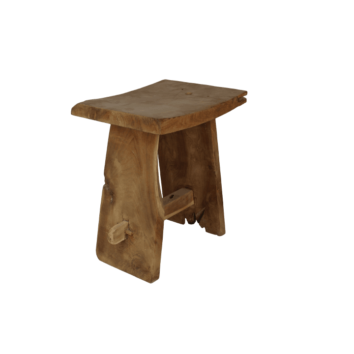Hocker Buffallo - natürlich - Teakholz