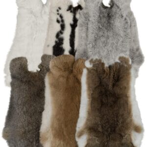 Kaninchenfell Bündel L (50 Stück) -