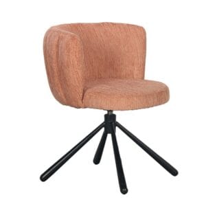 Muschel-Drehstuhl Musk - Eiche, Eisen, Metall Muschel-Drehstuhl Musk - Eiche, Eisen, Metall