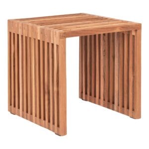Pego Beistelltisch - Beistelltisch aus Teakholz, natur, 40x40x40 cm - Teakholz Pego Beistelltisch - Beistelltisch aus Teakholz, natur, 40x40x40 cm - Teakholz