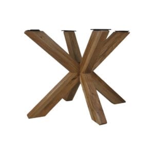 Spinnenbein - 140x75x72 - Metall/Akazie - Natur