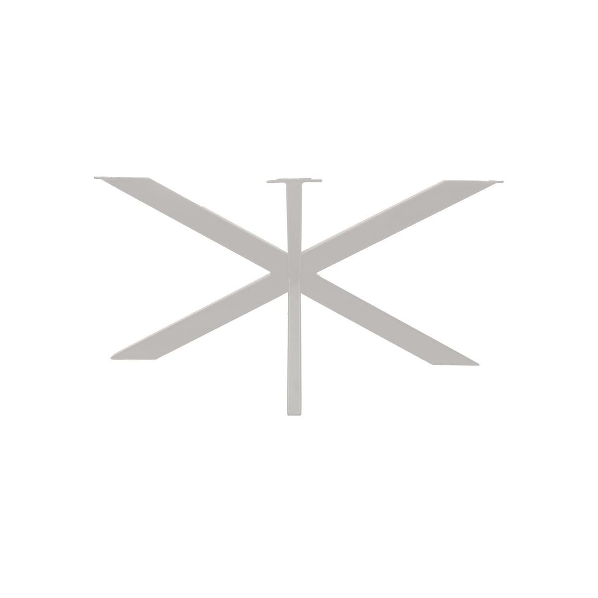 Tisch BaseOakland 3D-Model - 80x50x40 - Weiß - Metall