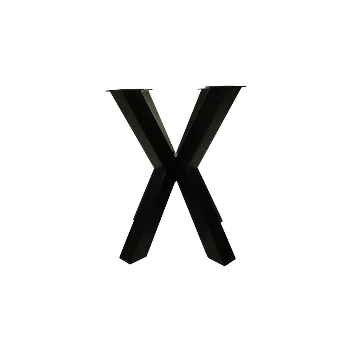 Tisch BaseOakland - 3D-Modell - 60x60x68 - Schwarz - Metall