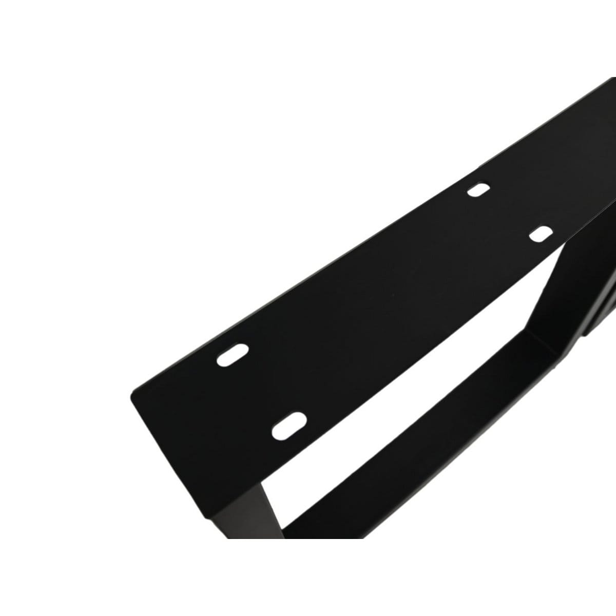 Tischbeine U-Modell - 2er Set - 80x12.5x68 - Schwarz - Pulverbeschichtetes Metall