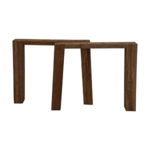 Tischgestell Outdoor – 80x10x72 – 2er Set – Holz