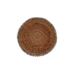 Tischset Rund 6er Set - ø30 - Natur - Bananenblatt/Schelp -