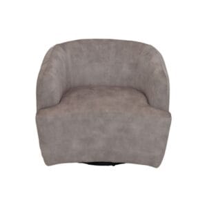 Turning fauteuil - Weiß/Schwarz - Adore 01 - Samt/Metall - Eiche, Metall, Samt
