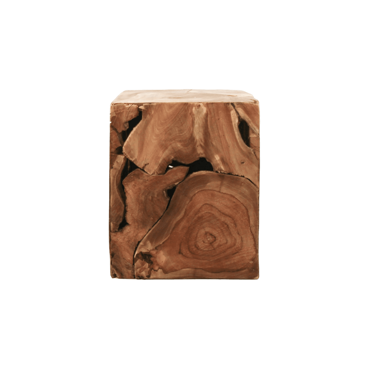 Würfel Beistelltisch - klein - Naturwachs